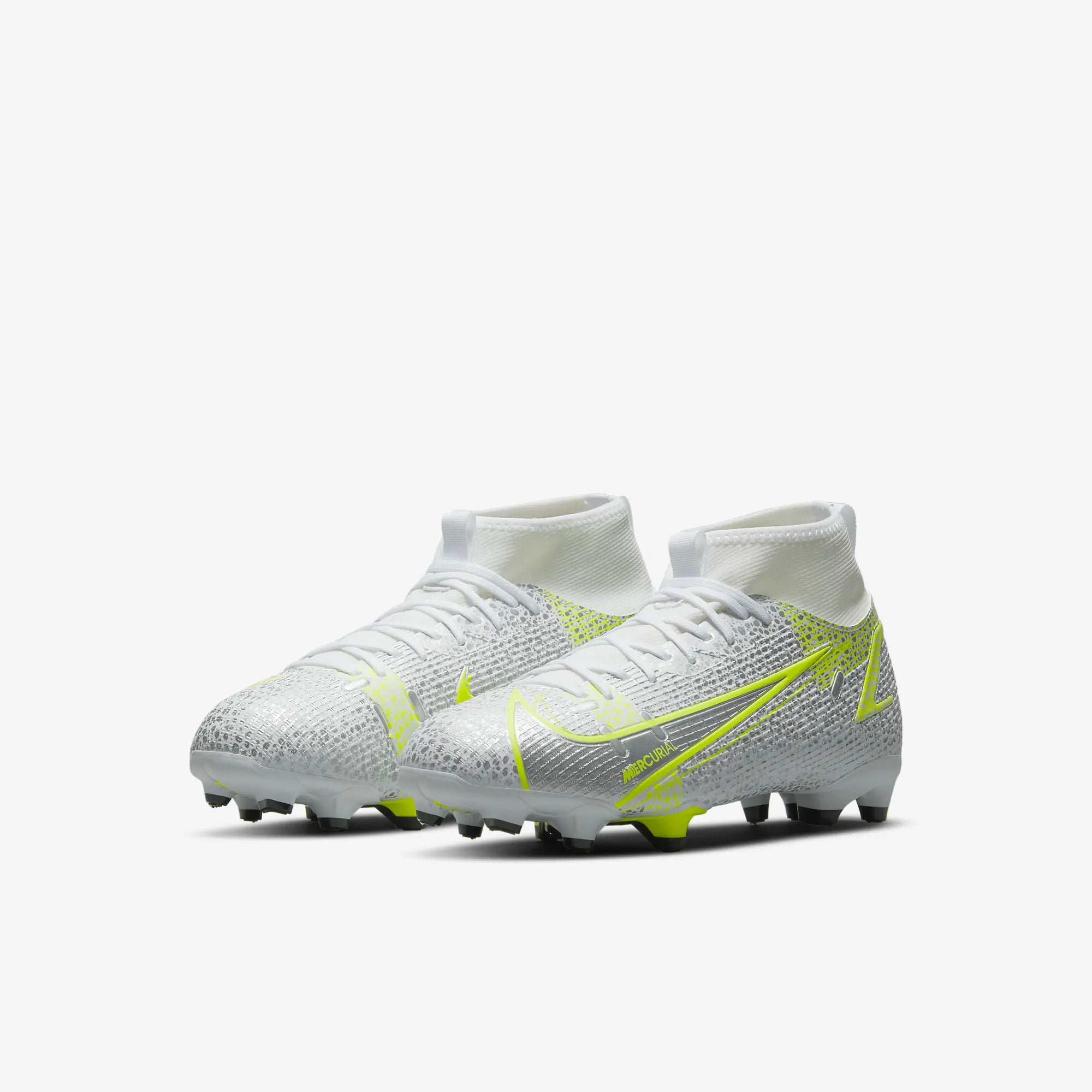 Mercurial Superfly 8 Academy MG Kid's Soccer Cleats - CV1127-107-NIKE by Nike | Available at Niky's Sports