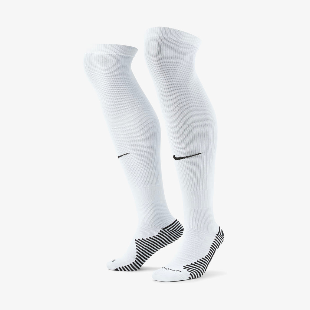 Nike MatchFit Soccer Knee-High Socks - CV1956-100-NIKE by Nike | Available at Niky's Sports