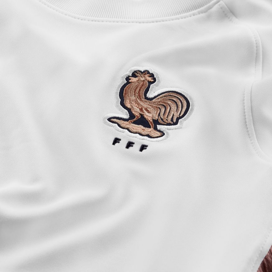 France 2022 Stadium Away Big Kids' Nike Dri-FIT Soccer Jersey - CV5790-100-NIKE by Nike | Available at Niky's Sports