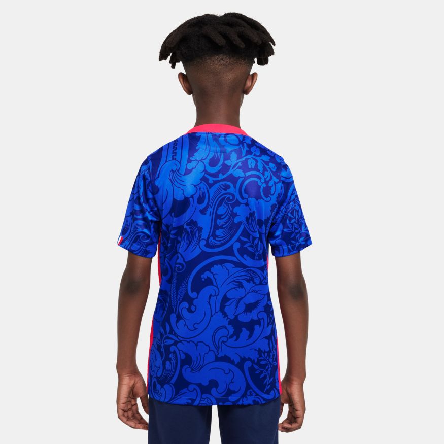Nike France Women's Euro 2022 Stadium Home Big Kids' Nike Soccer Jersey - CV5791-439-NIKE by Nike | Available at Niky's Sports