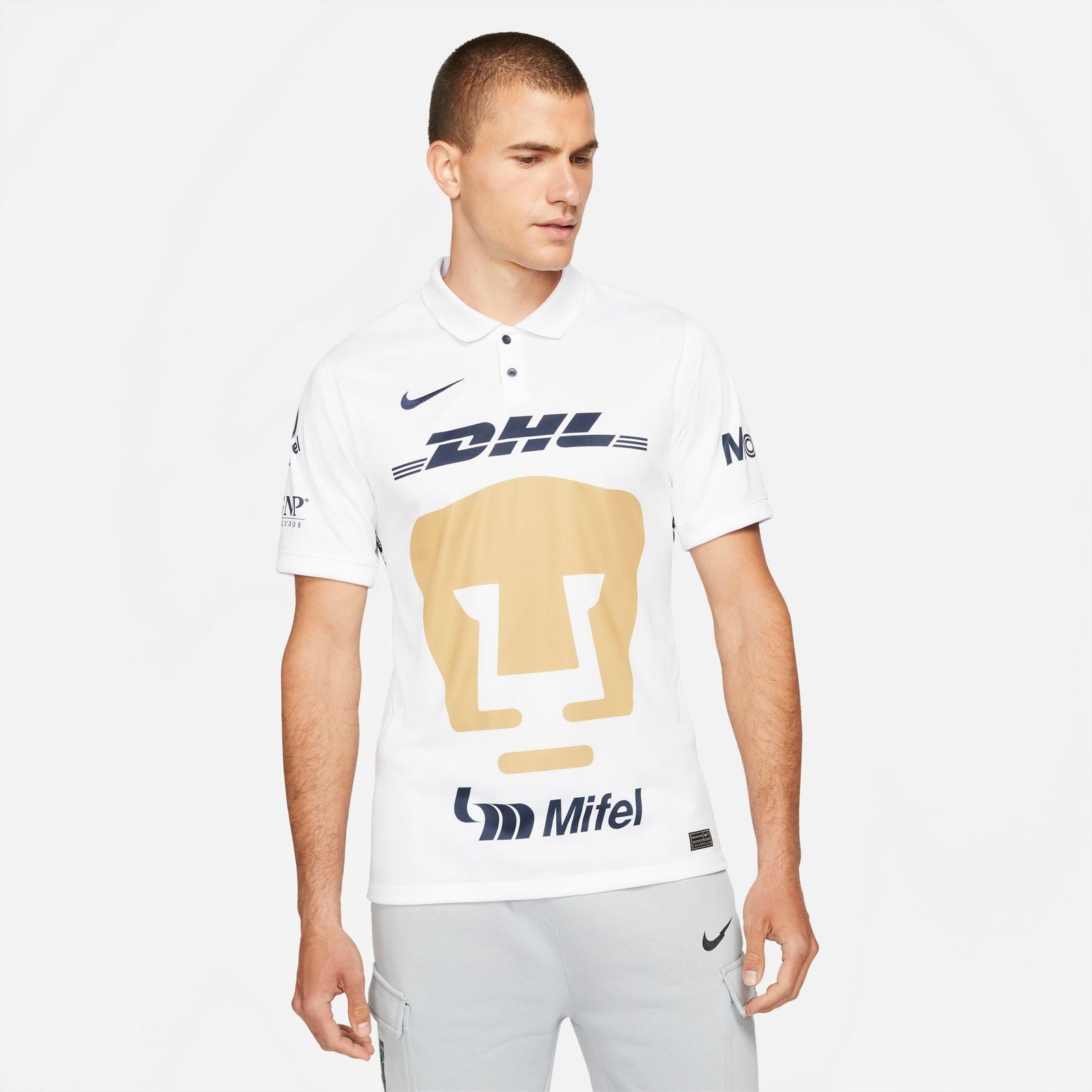 Pumas UNAM 2021/22 Stadium Home Men's Nike Dri-FIT Soccer Jersey