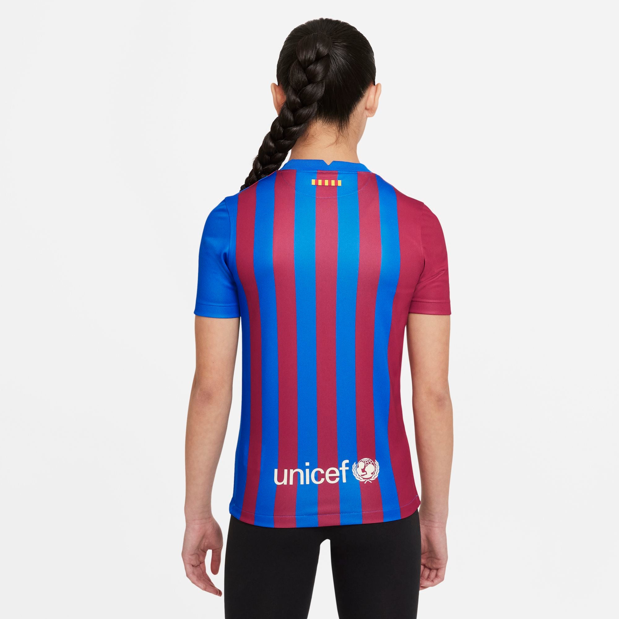 FC Barcelona 21/22 Stadium Home Soccer Jersey - Kids