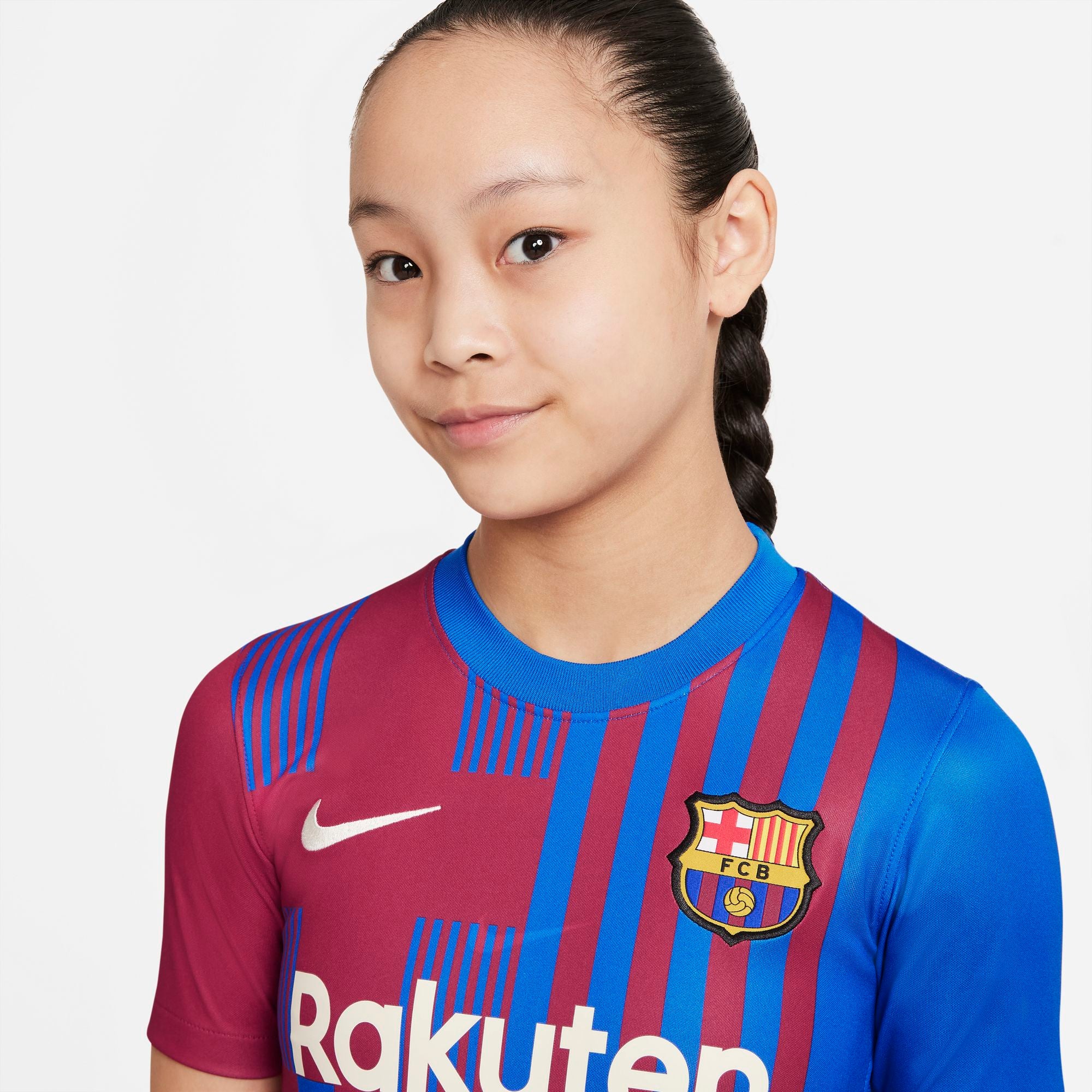 FC Barcelona 21/22 Stadium Home Soccer Jersey - Kids - CV8222-428-NIKE by Nike | Available at Niky's Sports
