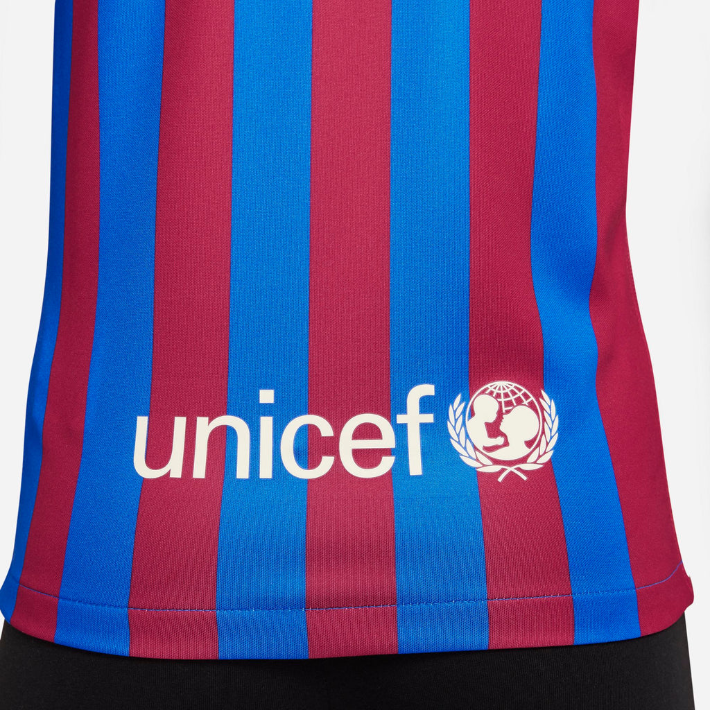 FC Barcelona 21/22 Stadium Home Soccer Jersey - Kids - CV8222-428-NIKE by Nike | Available at Niky's Sports