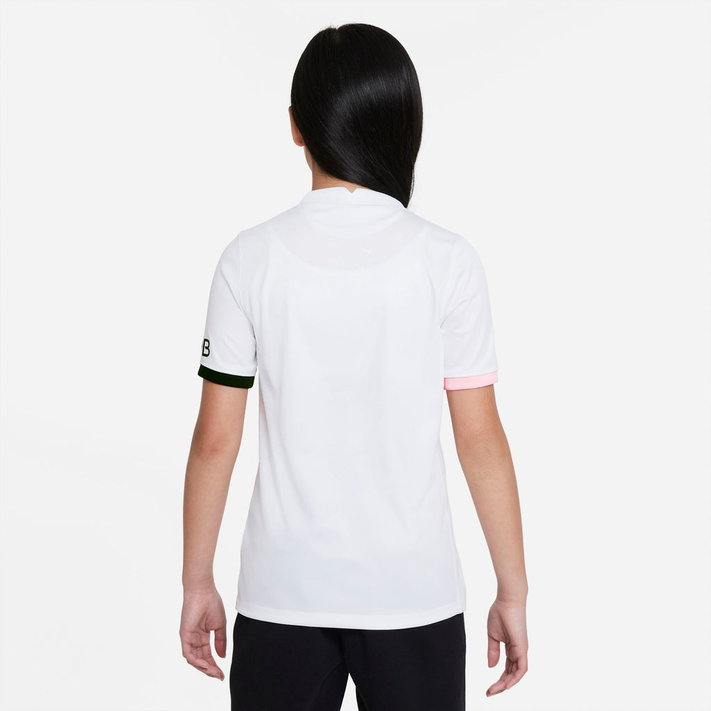 Paris Saint-Germain 2021/22 Stadium Away Big Kids' Nike Dri-FIT Soccer Jersey - CV8231-101-NIKE by Nike | Available at Niky's Sports