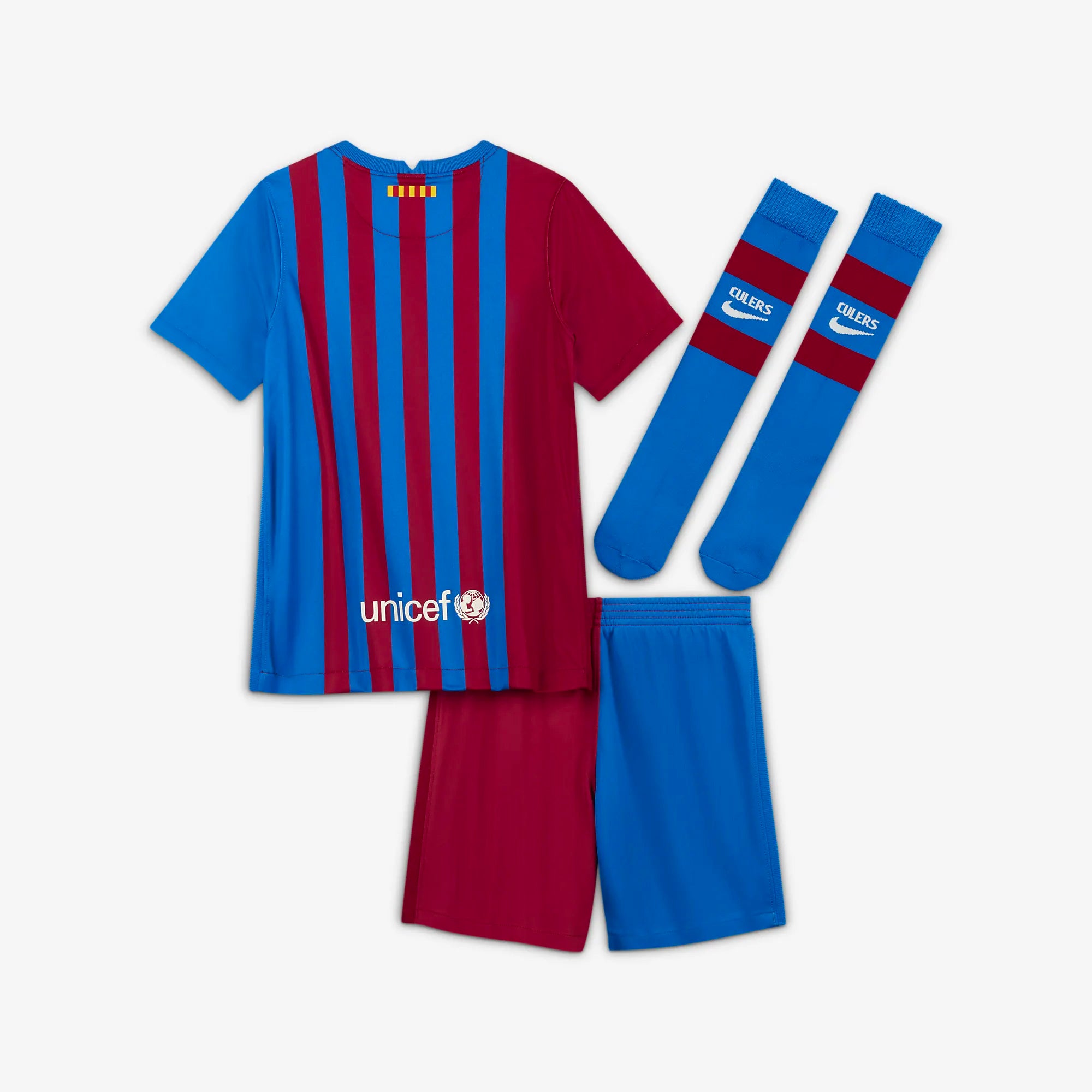 FC Barcelona 2021/22 Home Mini-Kit - CV8268-428-NIKE by Nike | Available at Niky's Sports