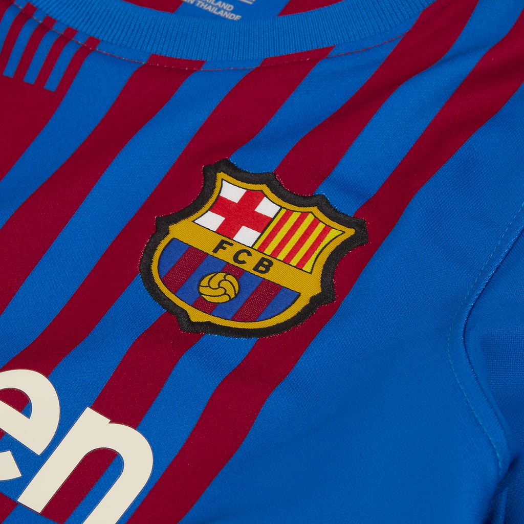 FC Barcelona 2021/22 Home Mini-Kit - CV8268-428-NIKE by Nike | Available at Niky's Sports