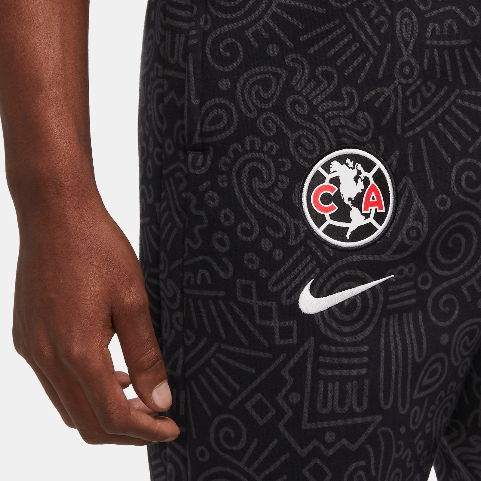 Club America Men's Fleece Soccer Pants - CV8655-060-NIKE by Nike | Available at Niky's Sports
