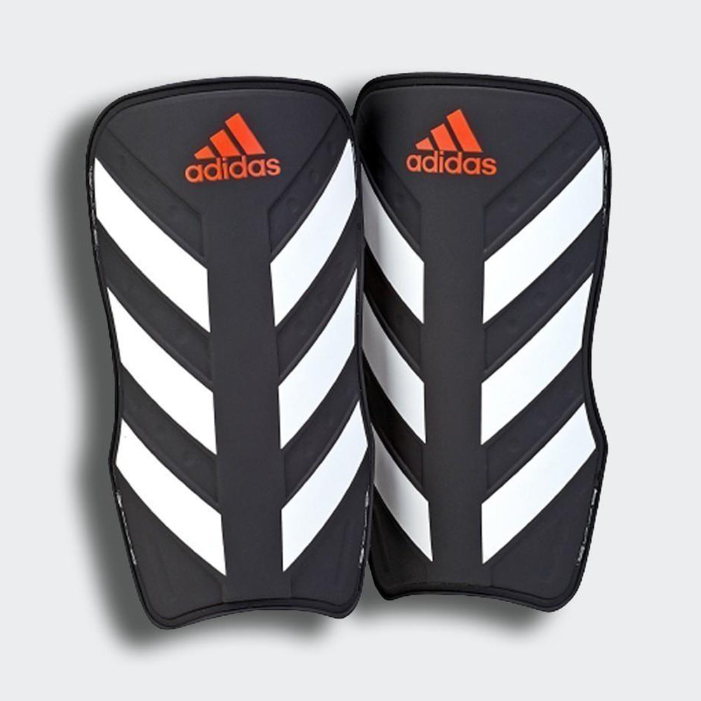 adidas Everlite Shin Guards - Black/White - CW5559-ADIDAS by Adidas | Available at Niky's Sports