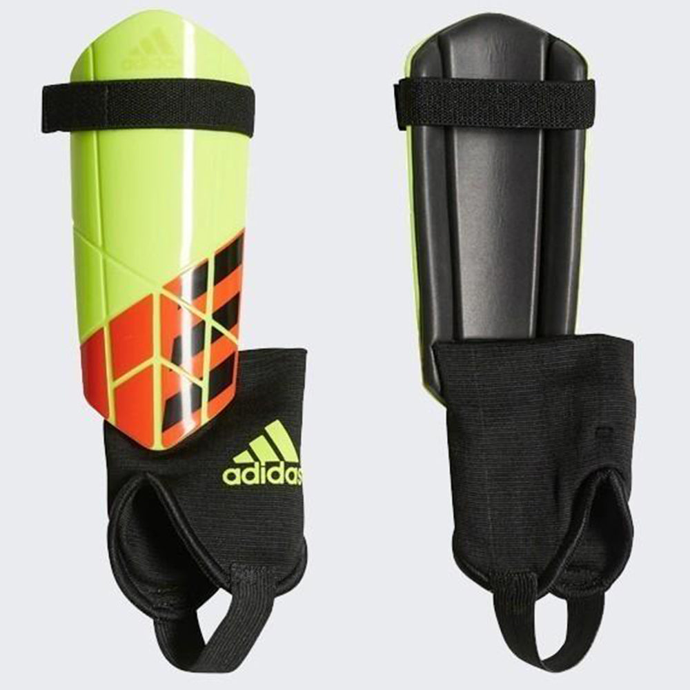 adidas Kids' X Shinguards - Solar Yellow/Red - CW5574-ADIDAS by Adidas | Available at Niky's Sports