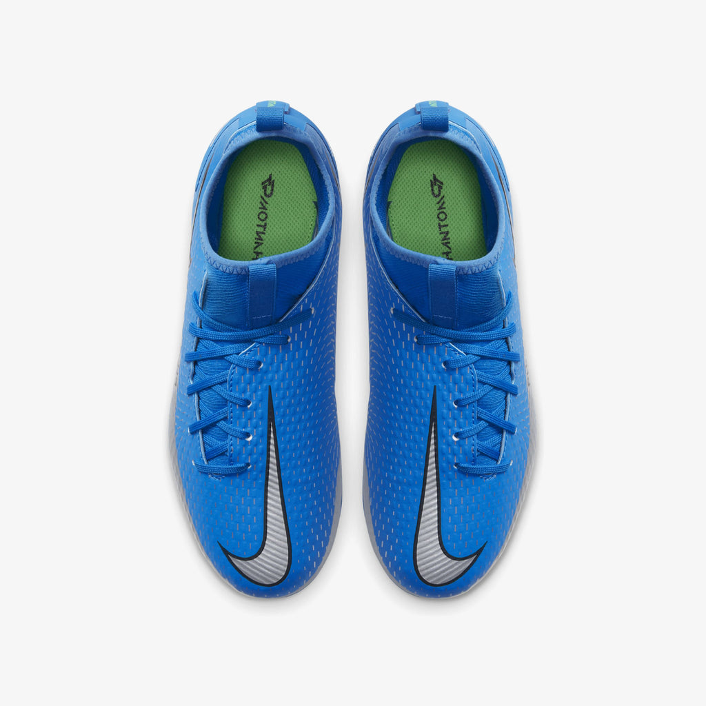 Jr. Phantom Gt Academy Dynamic Firm Ground Blue - CW6694-400-NIKE by Nike | Available at Niky's Sports
