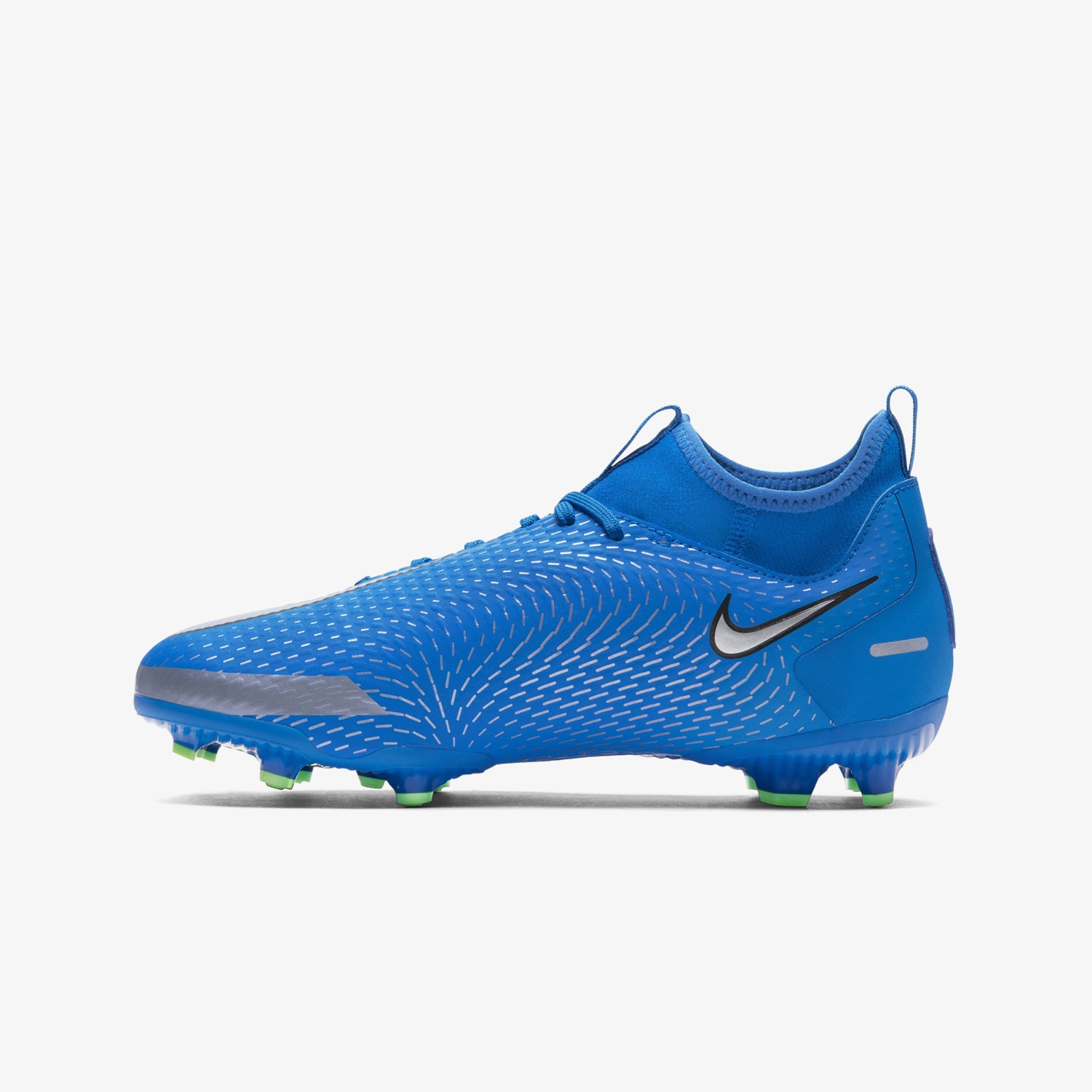 Jr. Phantom Gt Academy Dynamic Firm Ground Blue - CW6694-400-NIKE by Nike | Available at Niky's Sports