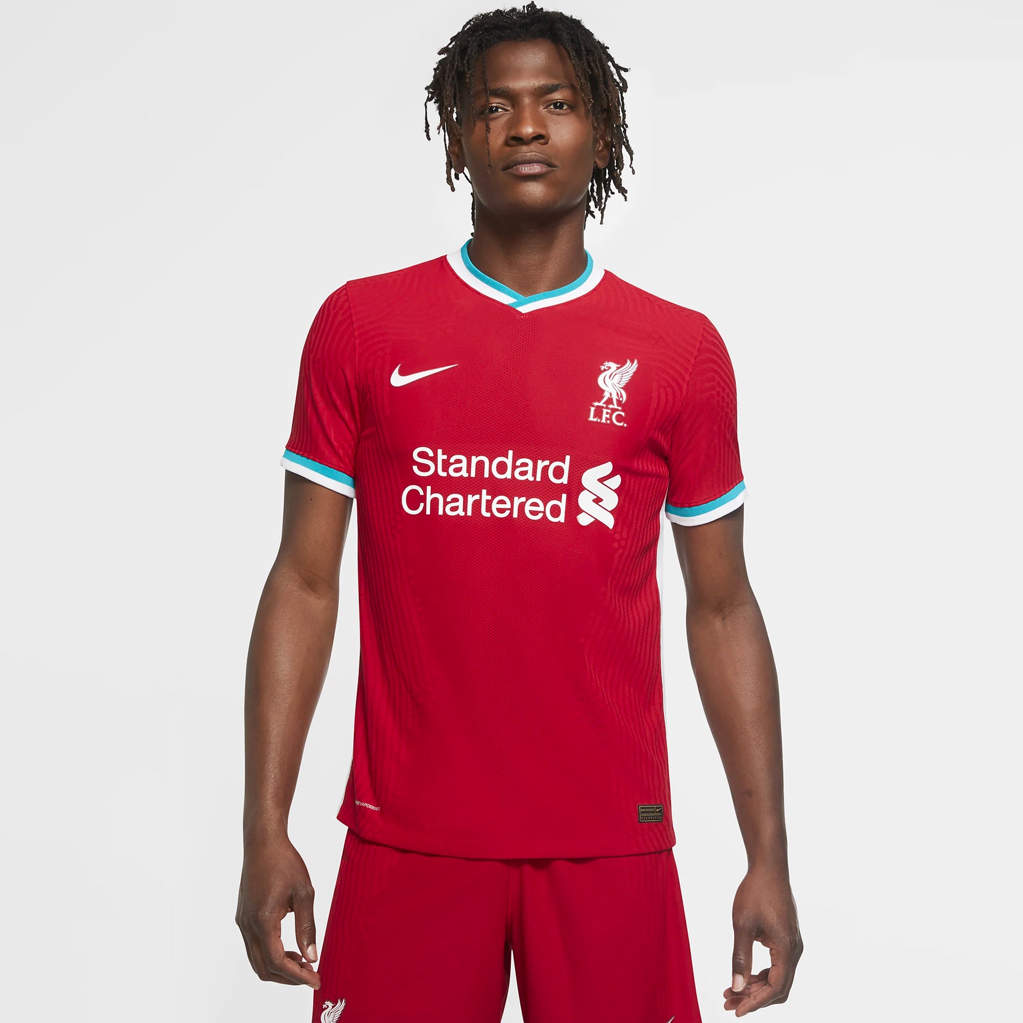 Nike Men's Liverpool '21 Vapor Authentic Match Home Jersey, XL, Red