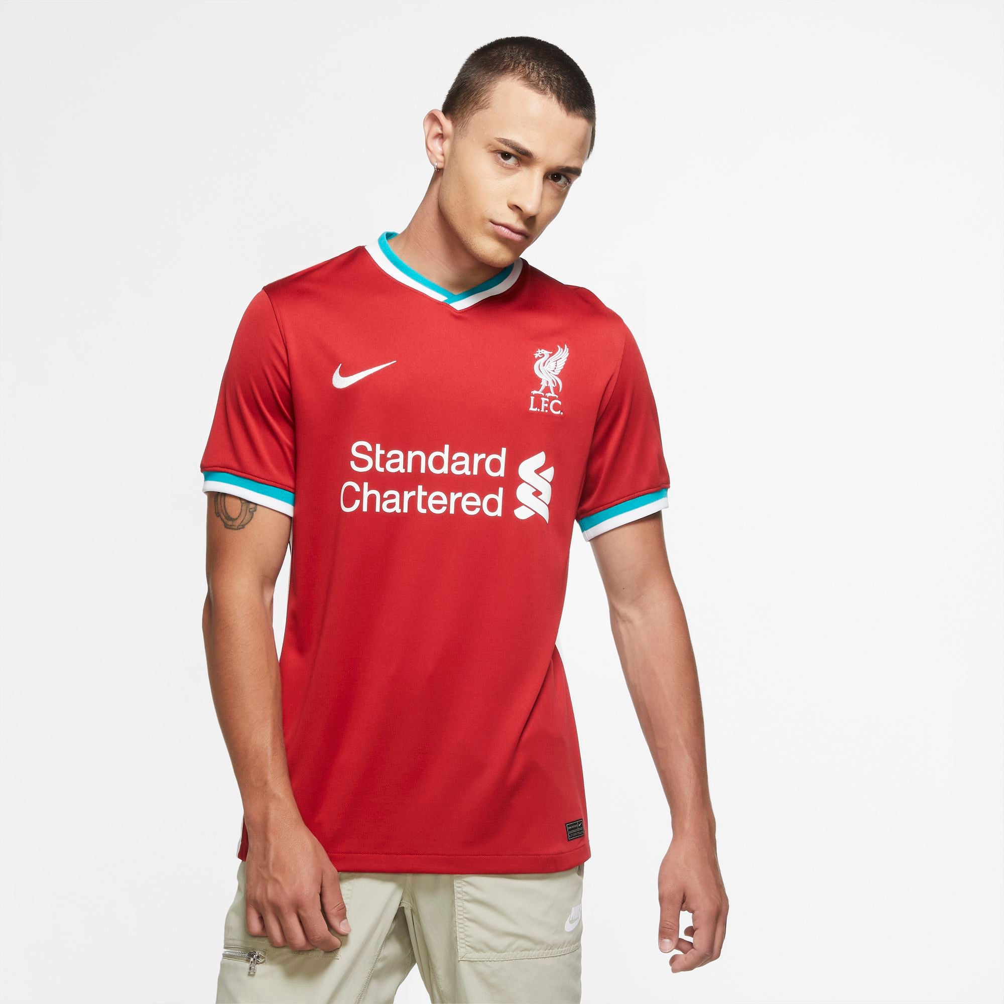 Nike Liverpool FC Home Jersey Short Sleeve 2021 Men's