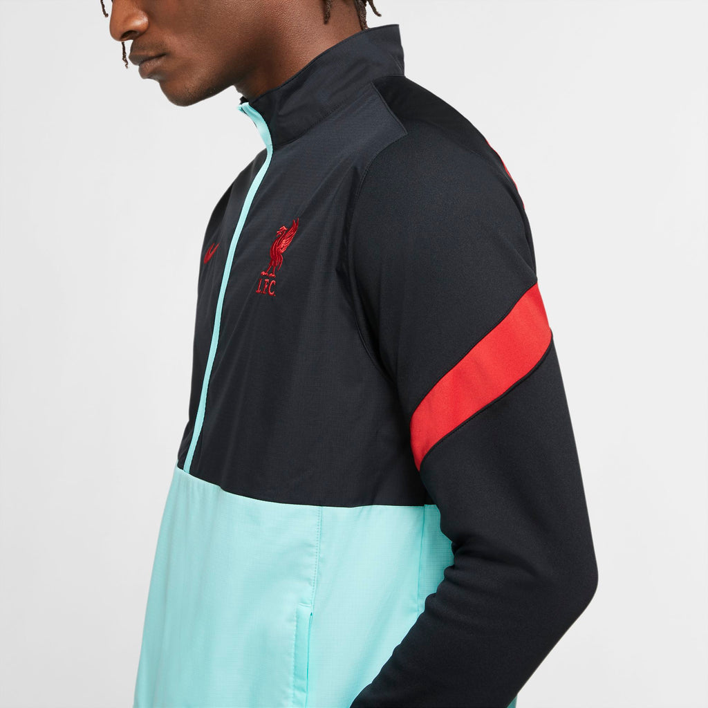 Liverpool FC 1/2 Zip Track Top Men's - CZ2780-010-NIKE by Nike | Available at Niky's Sports