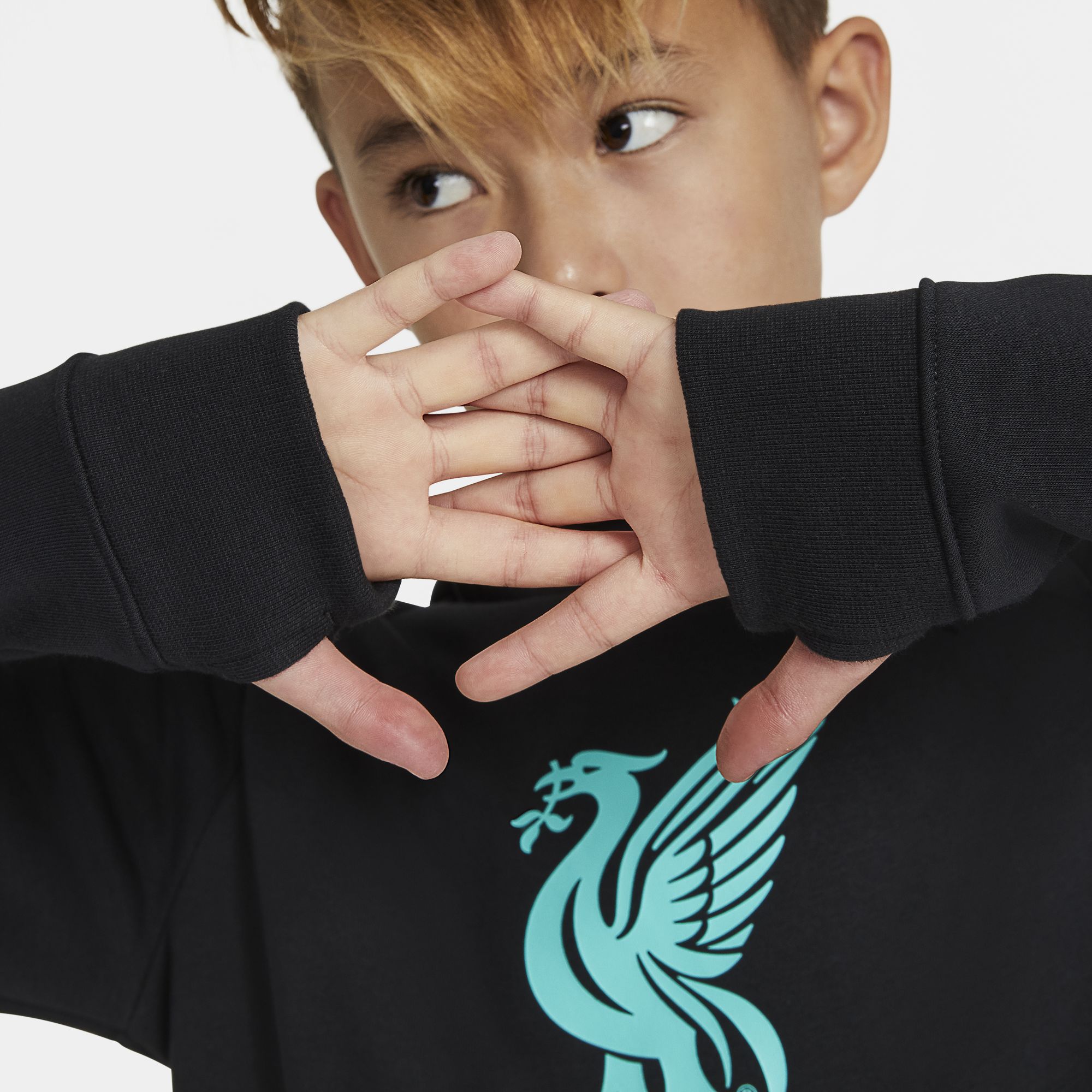 Liverpool FC Hoody Youth - CZ3148-010-NIKE by Nike | Available at Niky's Sports