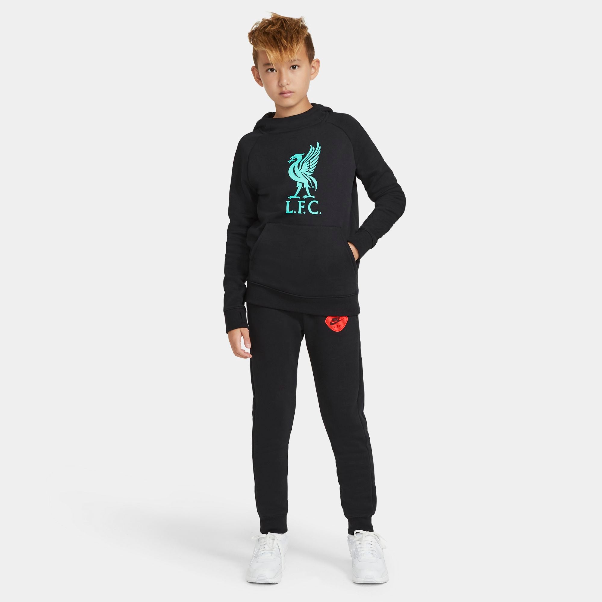 Liverpool FC Hoody Youth - CZ3148-010-NIKE by Nike | Available at Niky's Sports