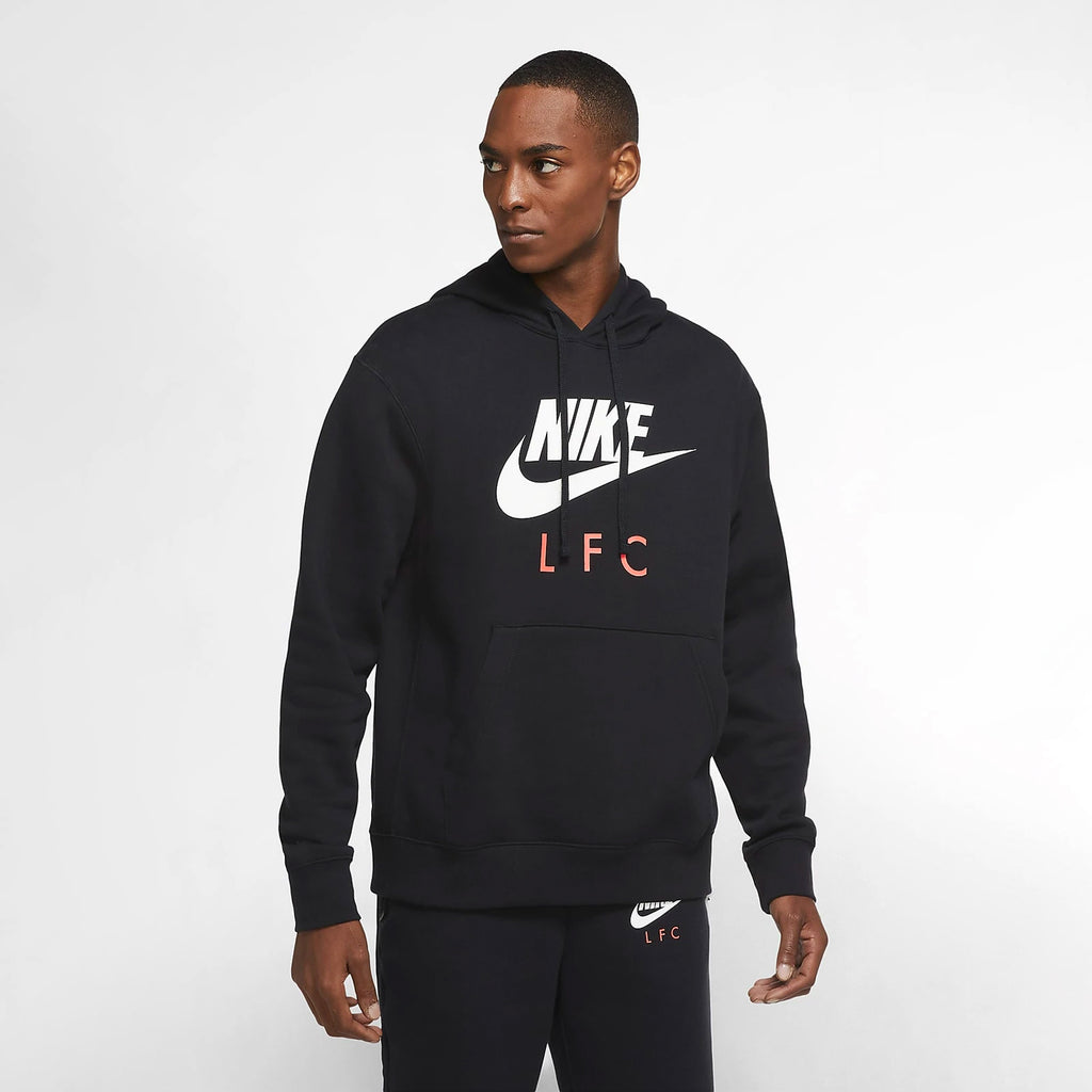 Liverpool FC Sportswear Hoodie Black - Men's - CZ3349-010-NIKE by Nike | Available at Niky's Sports