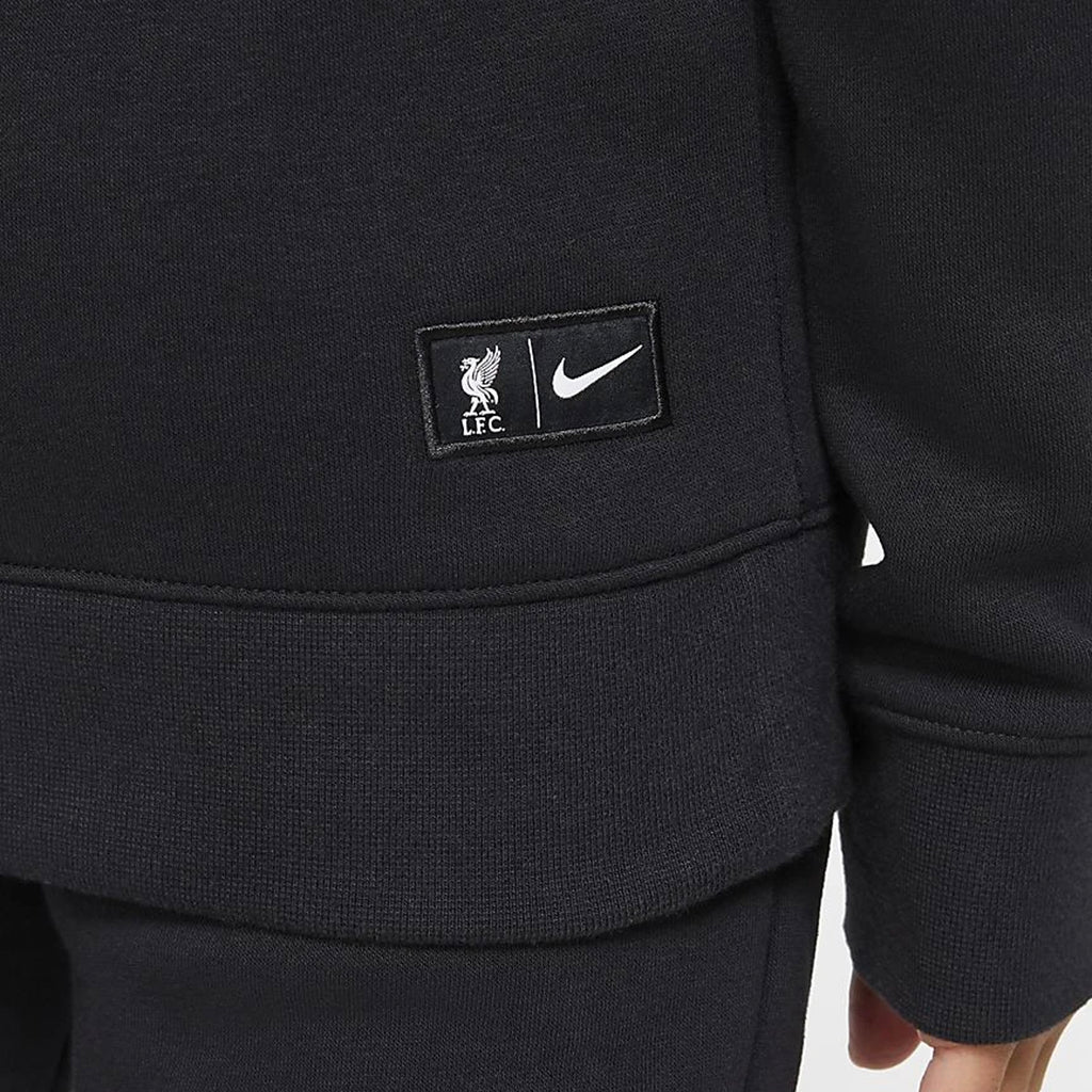 Liverpool FC Hoody Black Youth - CZ3362-010-NIKE by Nike | Available at Niky's Sports