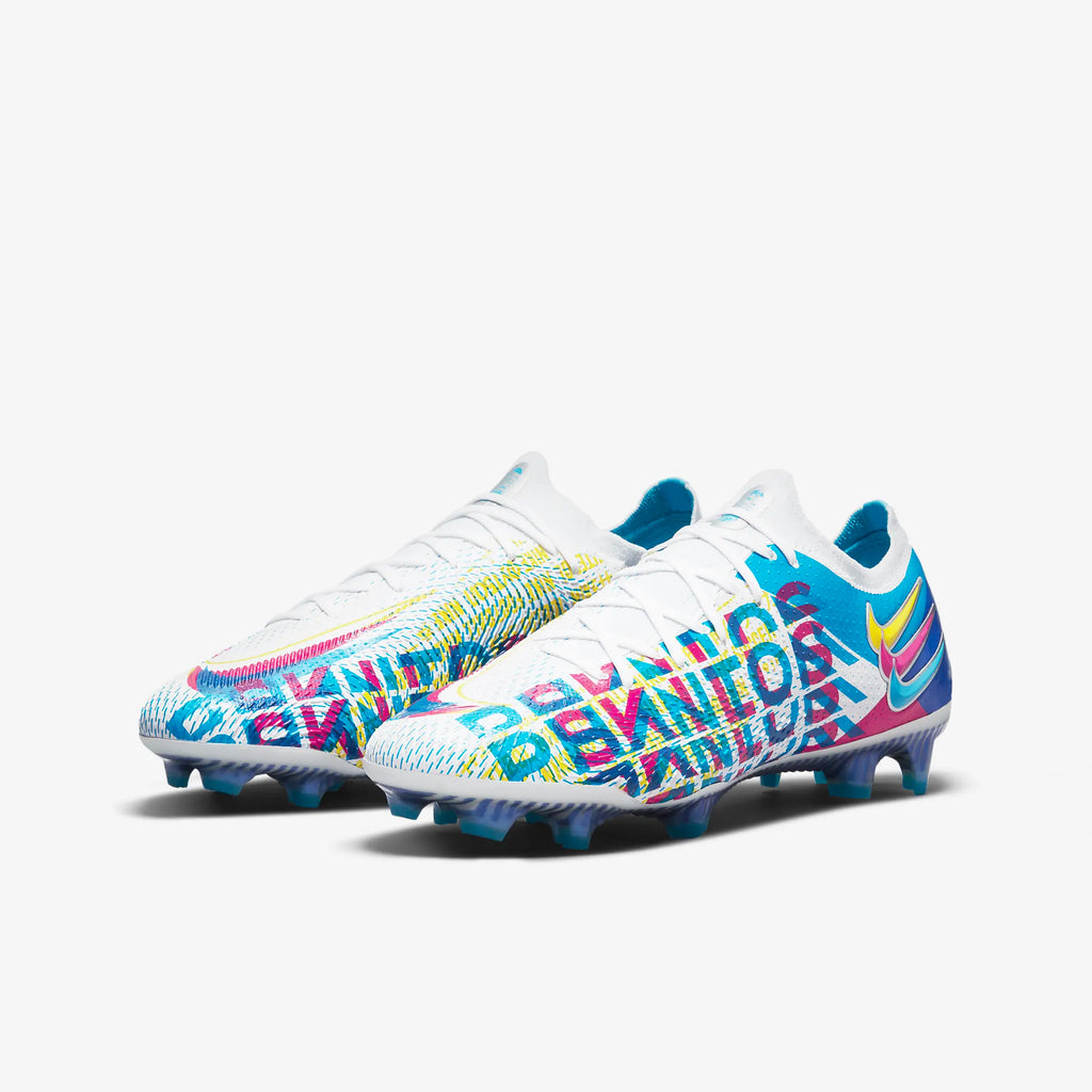 Phantom GT Elite 3D FG Soccer Cleats - Chlorine Blue/Opti Yellow/White/Pink Blast - CZ3457-467-NIKE by Nike | Available at Niky's Sports