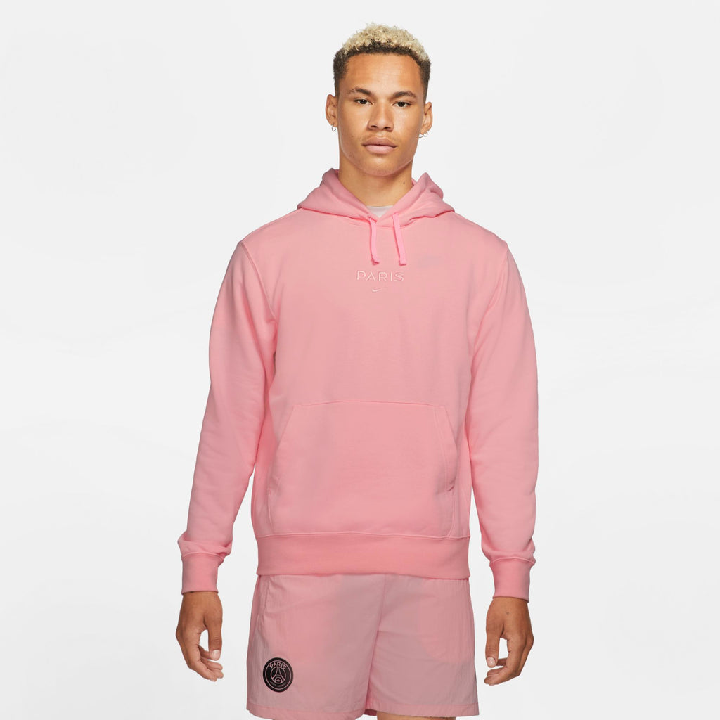 Paris Saint-Germain Men's French Terry Soccer Hoodie - CZ7515-658-NIKE by Nike | Available at Niky's Sports