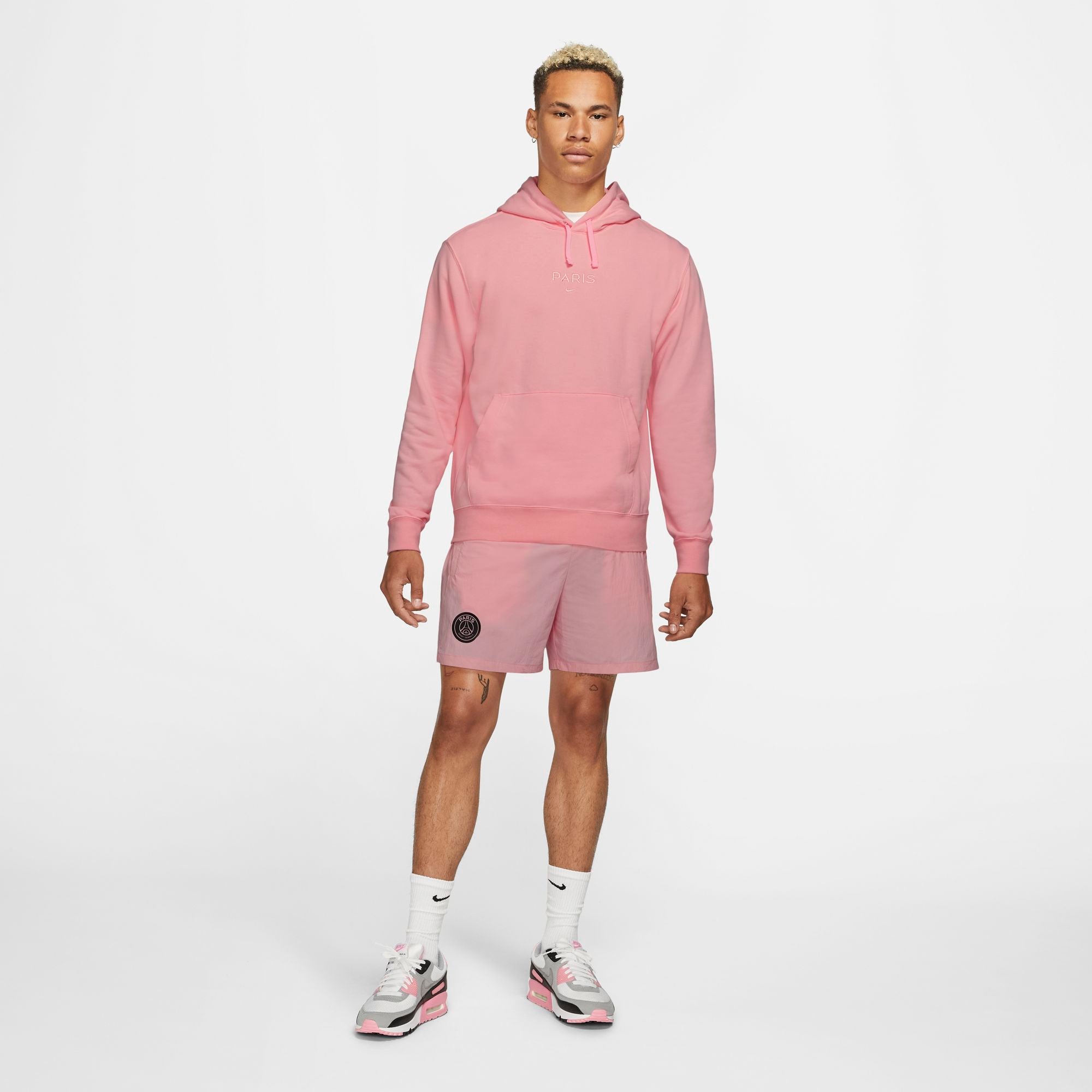 Paris Saint-Germain Men's French Terry Soccer Hoodie - CZ7515-658-NIKE by Nike | Available at Niky's Sports