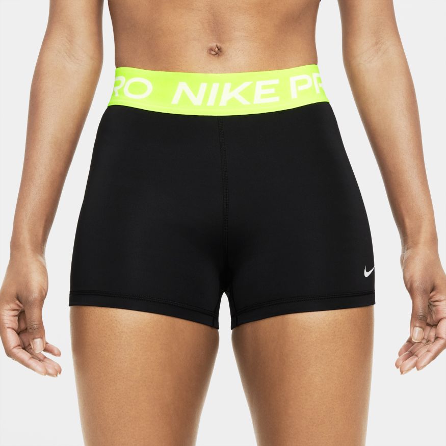 Nike Pro Women's 3" Shorts - CZ9857-013-NIKE by Nike | Available at Niky's Sports