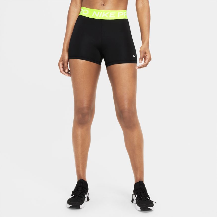 Nike Pro Women's 3" Shorts - CZ9857-013-NIKE by Nike | Available at Niky's Sports