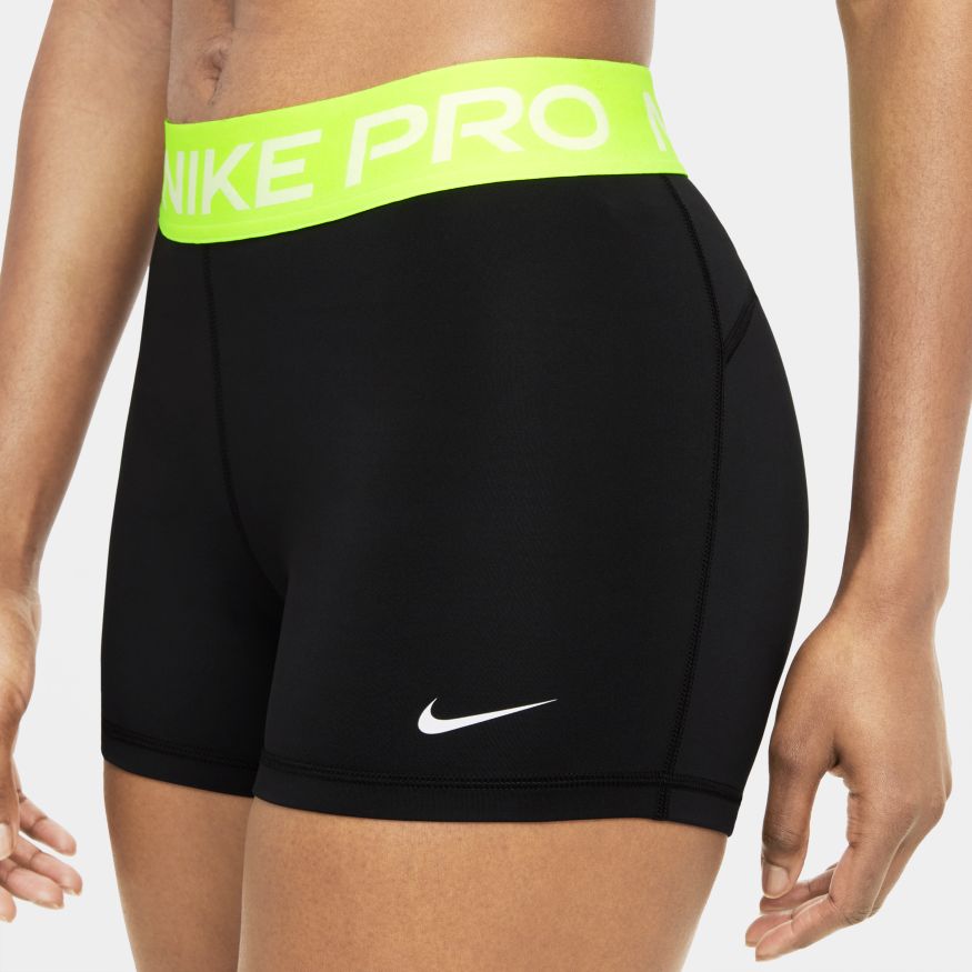 Nike Pro Women's 3" Shorts - CZ9857-013-NIKE by Nike | Available at Niky's Sports