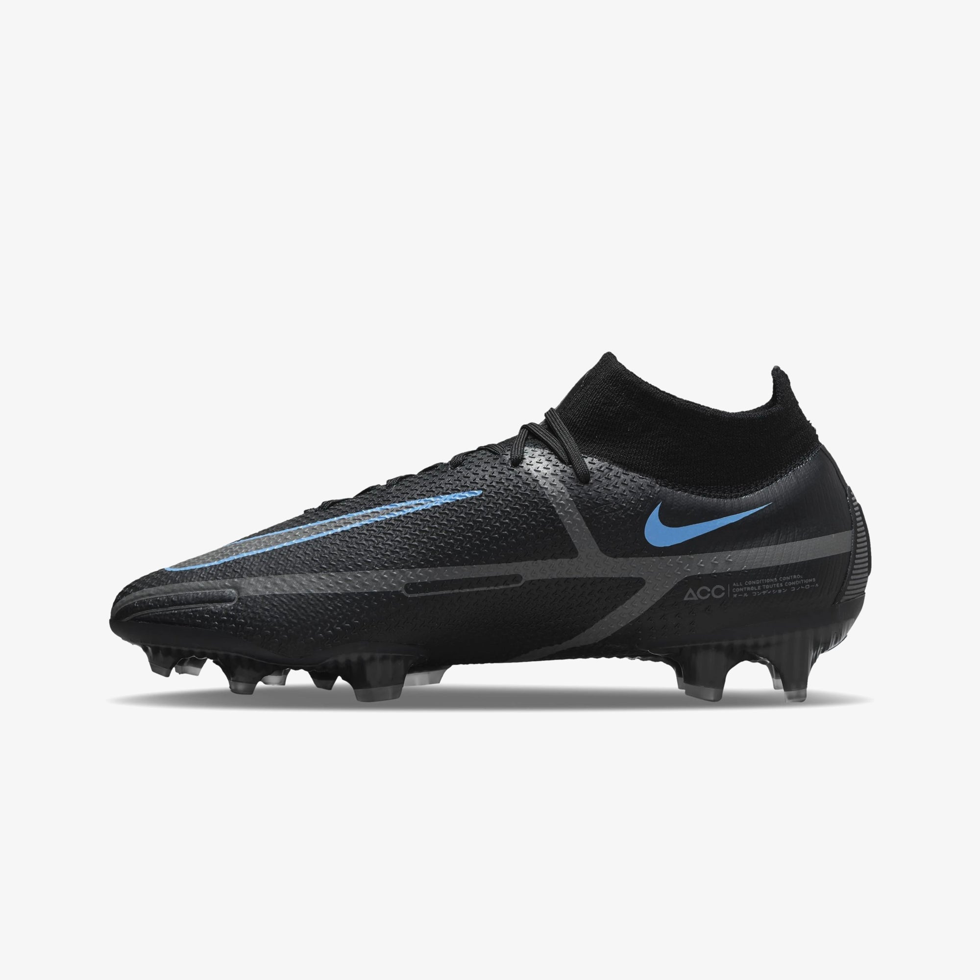 PHANTOM GT2 ELITE FIRM GROUND SOCCER CLEATS BLACK - CZ9889-004-NIKE by Nike | Available at Niky's Sports
