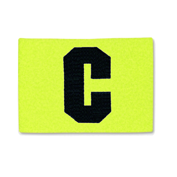 Captain Arm Band - Yellow - CAPTAIN-BAND-YELLOW-JUST4KICKS by Just4kicks | Available at Niky's Sports