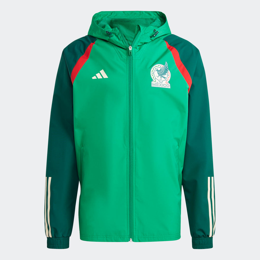 adidas Men's Mexico 2022 Tiro All Weather Jacket - HF1379-ADIDAS by adidas | Available at Niky's Sports