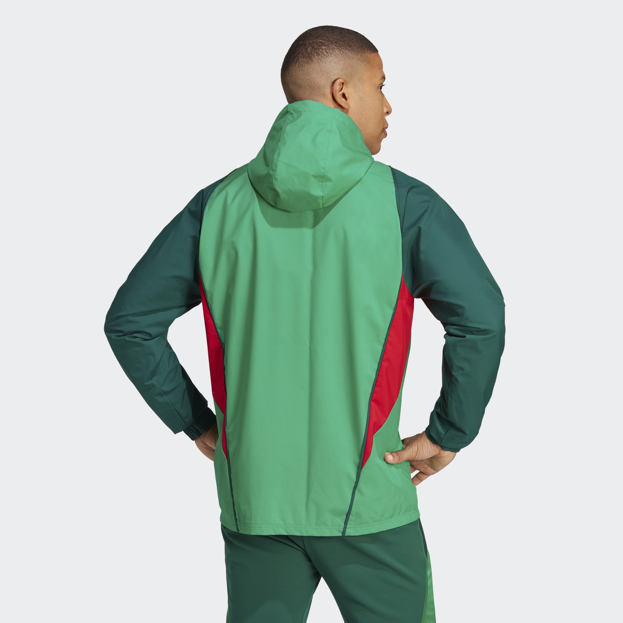 adidas Men's Mexico 2022 Tiro All Weather Jacket - HF1379-ADIDAS by adidas | Available at Niky's Sports