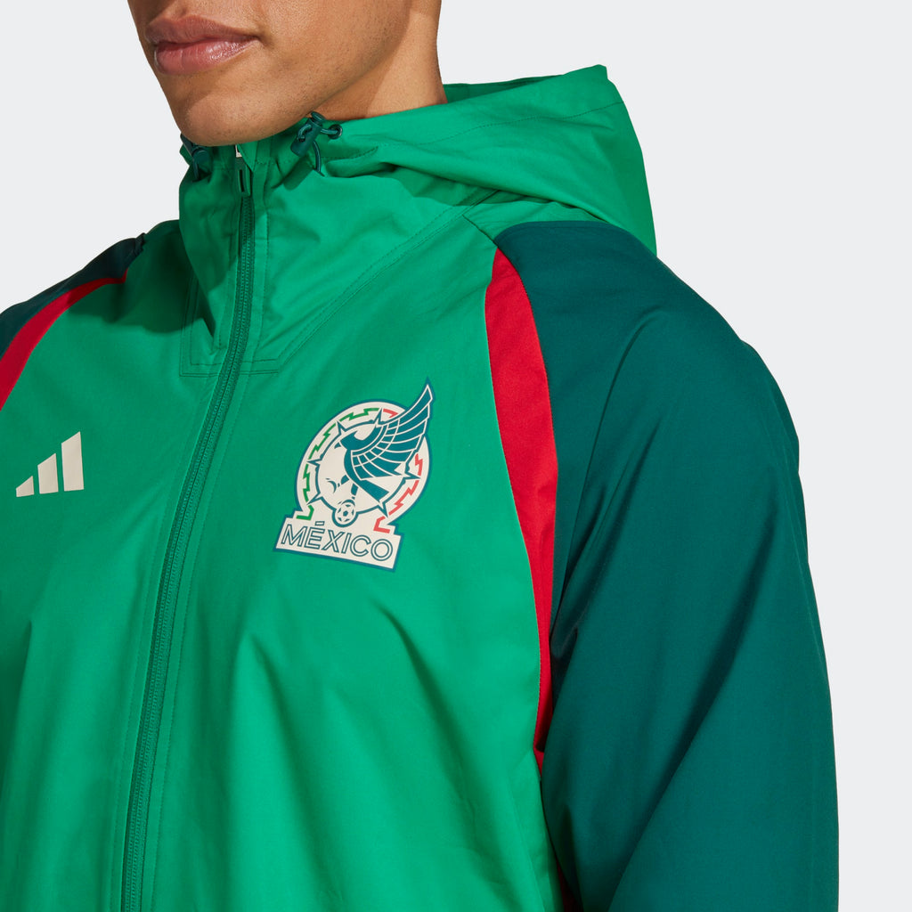 adidas Men's Mexico 2022 Tiro All Weather Jacket - HF1379-ADIDAS by adidas | Available at Niky's Sports