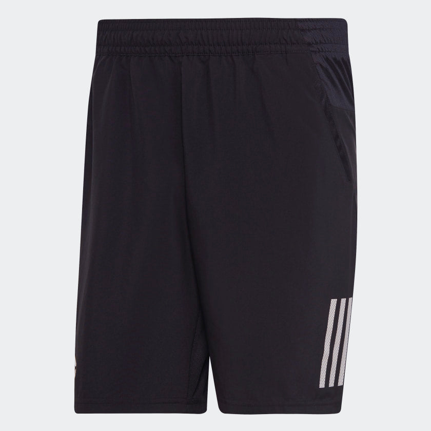 Club 3 Stripes 9 Inch Short - Men's - DU0874-ADIDAS by Adidas | Available at Niky's Sports