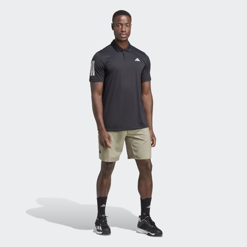 adidas CLUB 3 STRIPES MEN S TENNIS POLO SHIRT