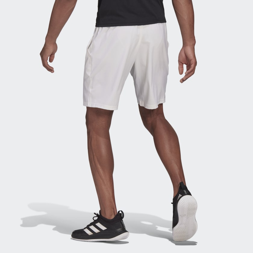 CLUB STRETCH-WOVEN TENNIS SHORTS - GH7222-ADIDAS by adidas | Available at Niky's Sports