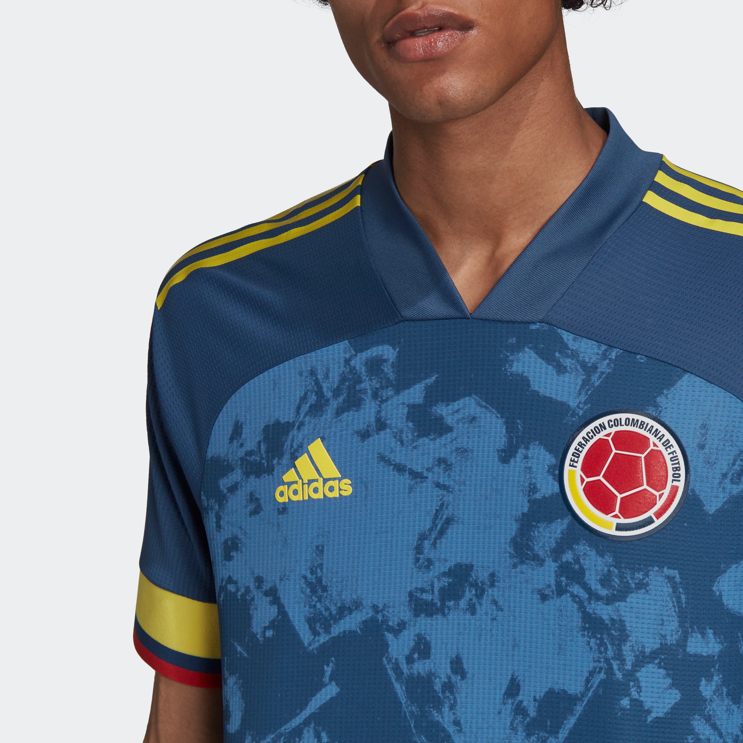 Colombia Away Authentic Soccer Jersey