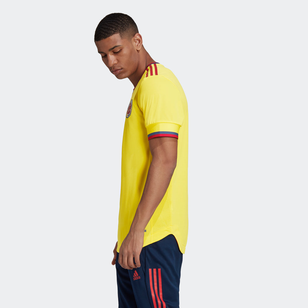 Colombia Home Authentic Jersey - Bright Yellow