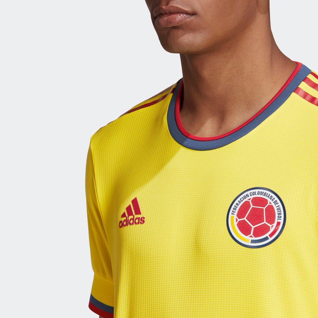 Colombia Home Authentic Jersey - Bright Yellow