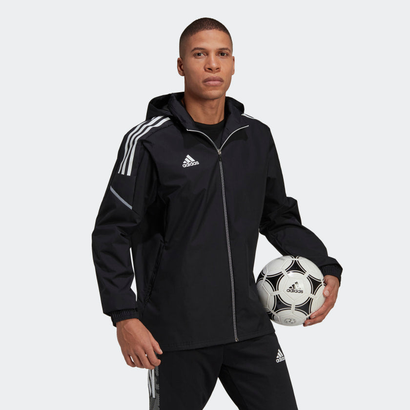 CONDIVO 21 ALL-WEATHER JACKET - GE5413-ADIDAS by Adidas | Available at Niky's Sports