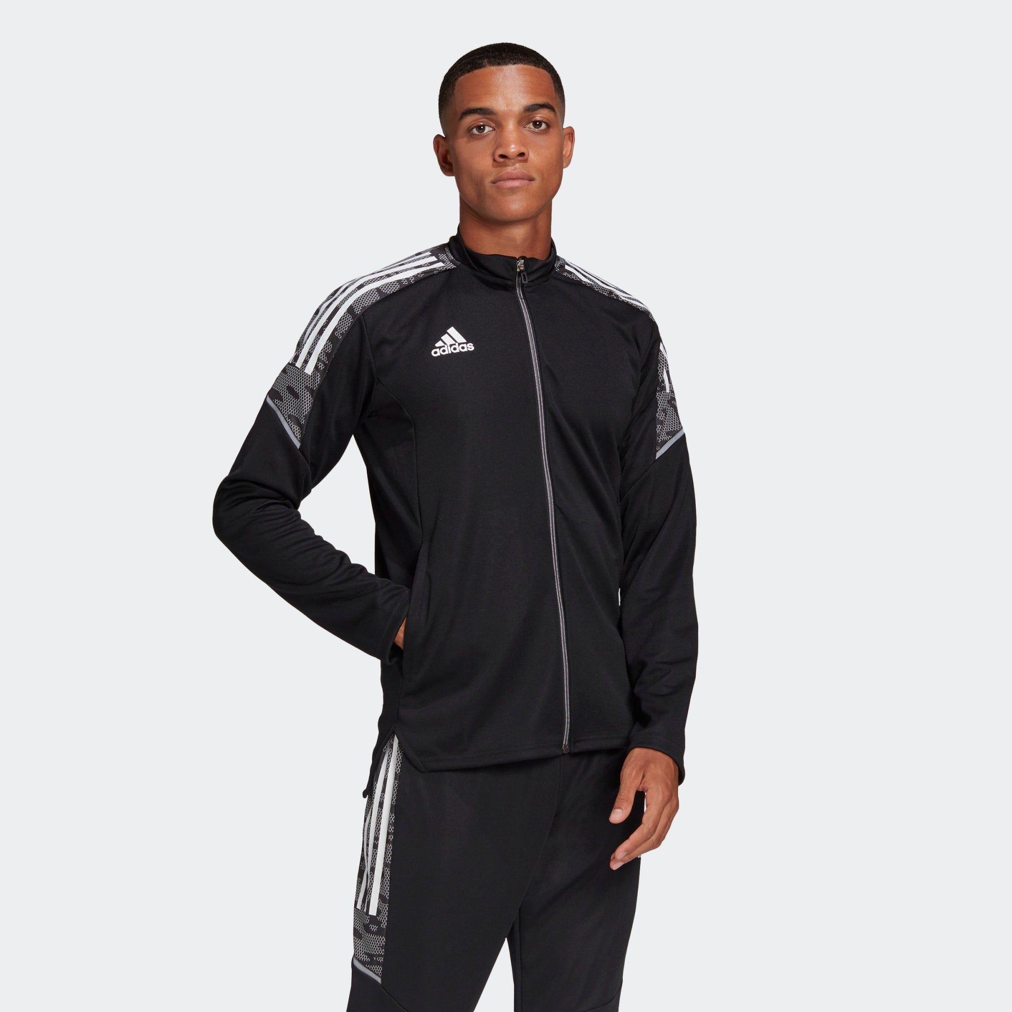 Adidas Condivo 21 Primeblue Track Jacket - GH7129-ADIDAS by adidas | Available at Niky's Sports