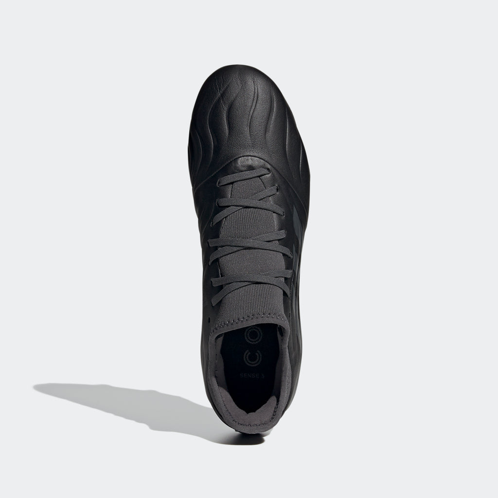 Copa Sense.3 FG Cleats - Core Black/Grey Six/Grey Six