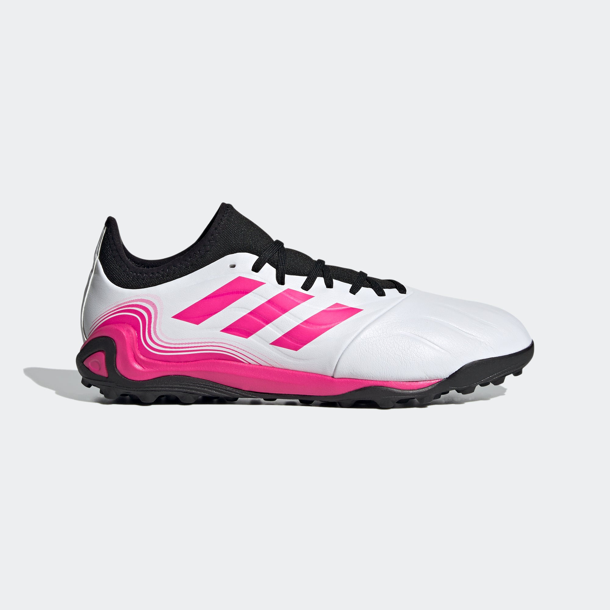 Copa Sense.3 TF Shoes - Cloud White/Shock Pink - FW6528-ADIDAS by Adidas | Available at Niky's Sports