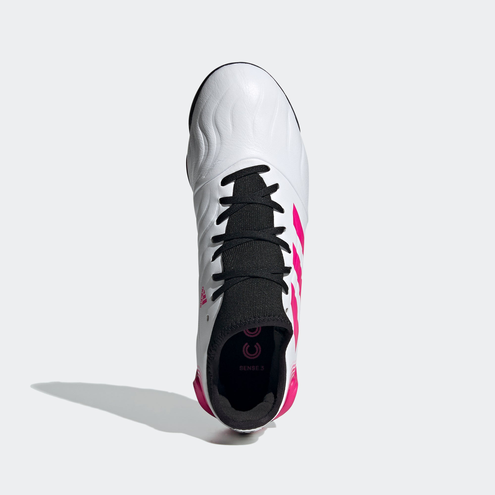 Copa Sense.3 TF Shoes - Cloud White/Shock Pink - FW6528-ADIDAS by Adidas | Available at Niky's Sports