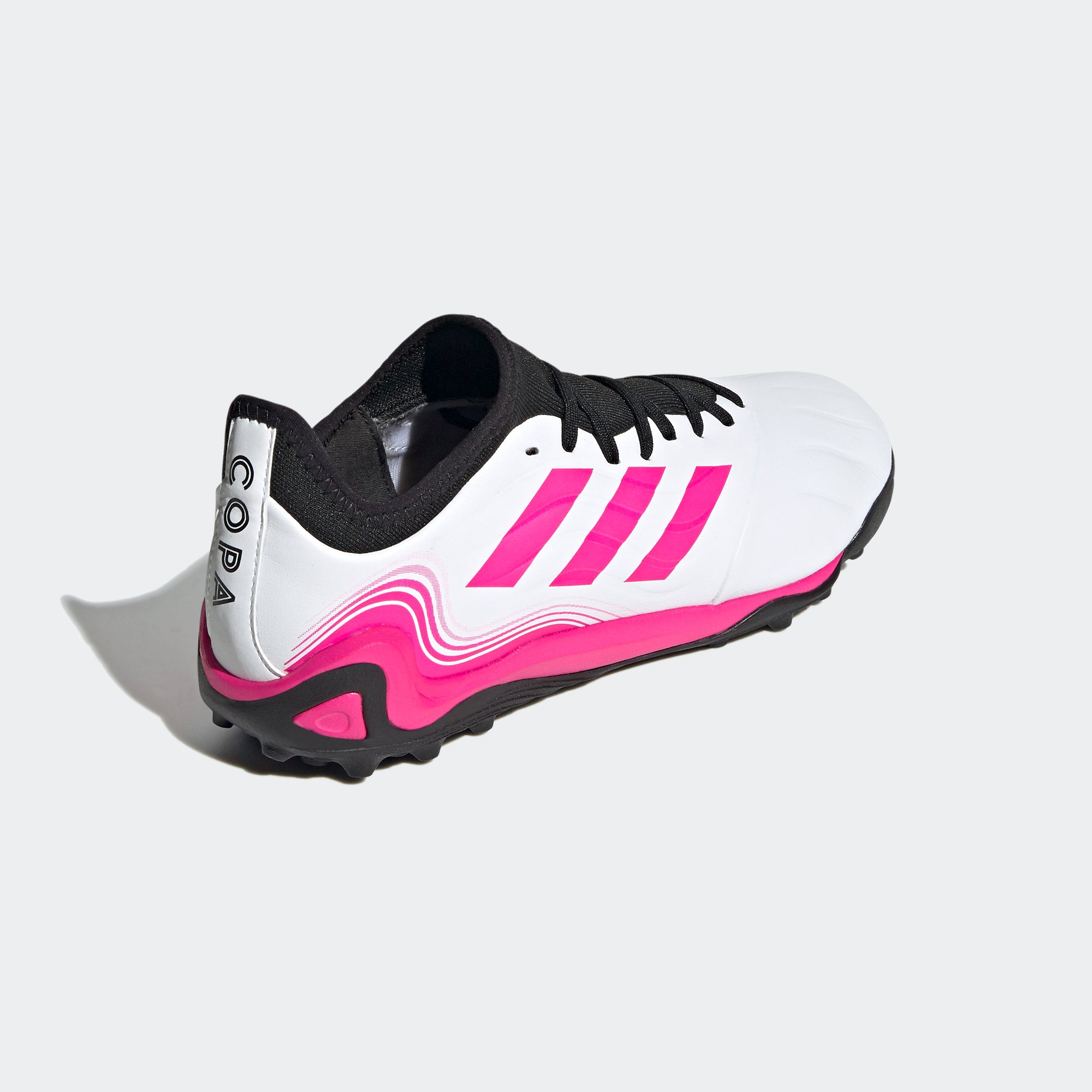 Copa Sense.3 TF Shoes - Cloud White/Shock Pink - FW6528-ADIDAS by Adidas | Available at Niky's Sports