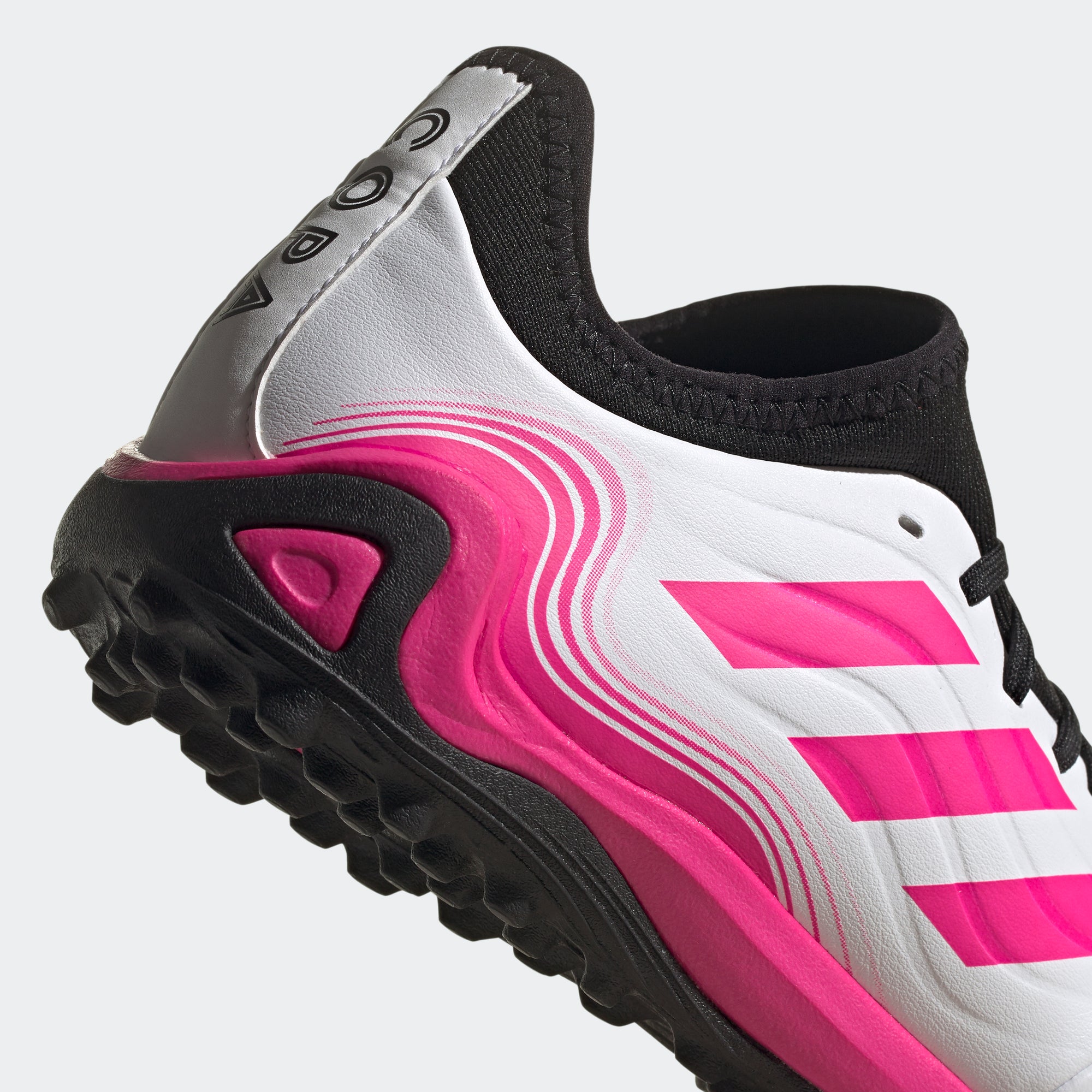 Copa Sense.3 TF Shoes - Cloud White/Shock Pink - FW6528-ADIDAS by Adidas | Available at Niky's Sports