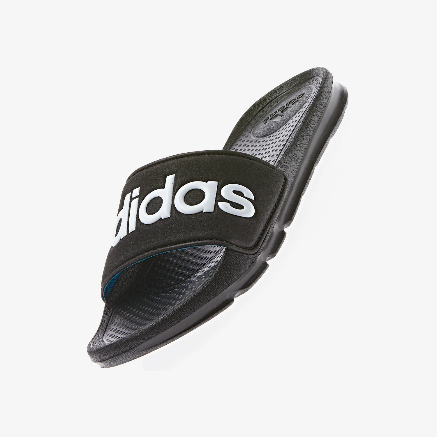 Kid's Carozoon LG Training Slides - Black/White - D67641-ADIDAS by Adidas | Available at Niky's Sports