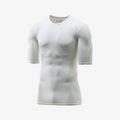 TechFit Compression Base Training Tee White Men's - D82087-ADIDAS by Adidas | Available at Niky's Sports