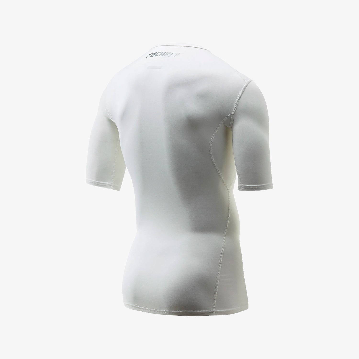 TechFit Compression Base Training Tee White Men's - D82087-ADIDAS by Adidas | Available at Niky's Sports